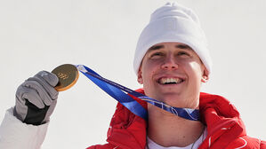 스위스 알파인스키 남자 활강 폰 알멘, 대회 첫 금메달