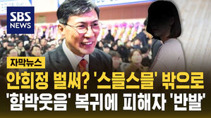 [자막뉴스] 안희정, 지선 앞두고 '스믈스믈' 밖으로&hellip;'함박웃음' 복귀 논란에 피해자도 '반발'