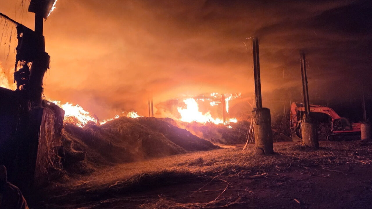 경기 포천 신북면 폐목재 공장 화재