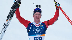 세상떠난 동료에 바친 금메달&hellip;보튼, 바이애슬론 남자 20㎞ 우승