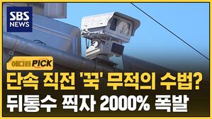 [에디터픽] 단속 직전 '꾹' 무적의 수법?&hellip;뒤통수 찍자 2000% 폭발