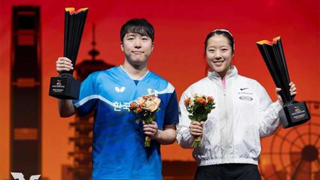 탁구 임종훈-신유빈, 혼합 복식 세계랭킹 1위 등극