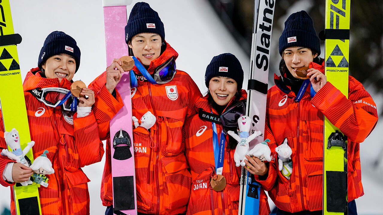 '월드컵 최다 우승' 다카나시, 스키점프 단체전 동메달