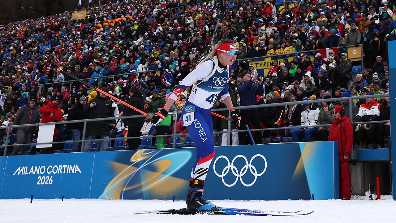 '귀화 한국인' 압바꾸모바, 바이애슬론 15㎞ 63위