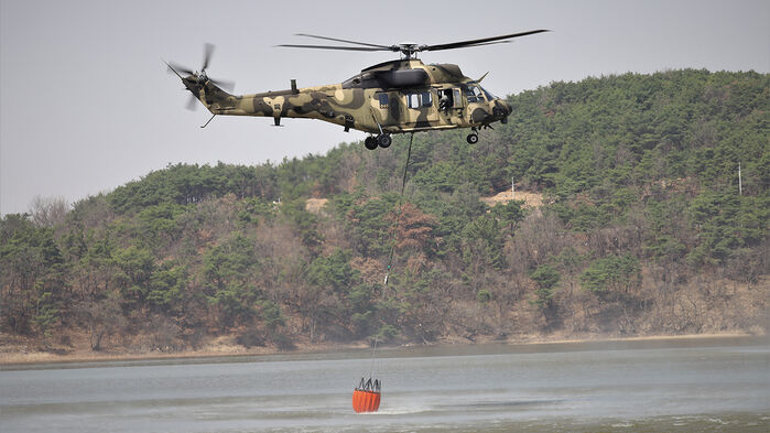 군 헬기, 지난달 산불 끄려다 DMZ 진입…북 반응은 없어