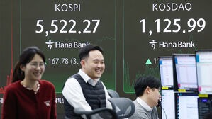 코스피, 반도체주 훈풍에 3% 급등&hellip;사상 첫 5,500선 돌파 마감