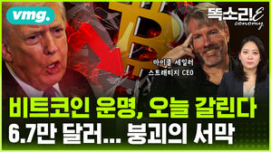 [똑소리E] 비트코인 6만7천 달러, 마지막 방어선&hellip;무너지면 벌어질 일
