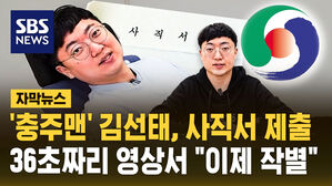 [자막뉴스] '충주맨' 김선태, 사직서 제출&hellip;36초짜리 영상서 "이제 작별"