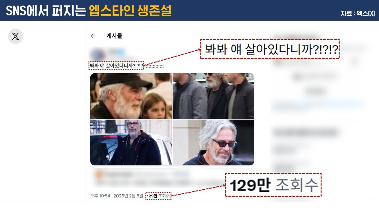 엡스타인 생존설 팩트체크 사실은