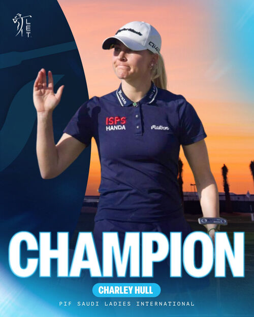 LET PIF 사우디 인터내셔널 우승 헐 (사진=LET 소셜 미디어 사진, 연합뉴스)