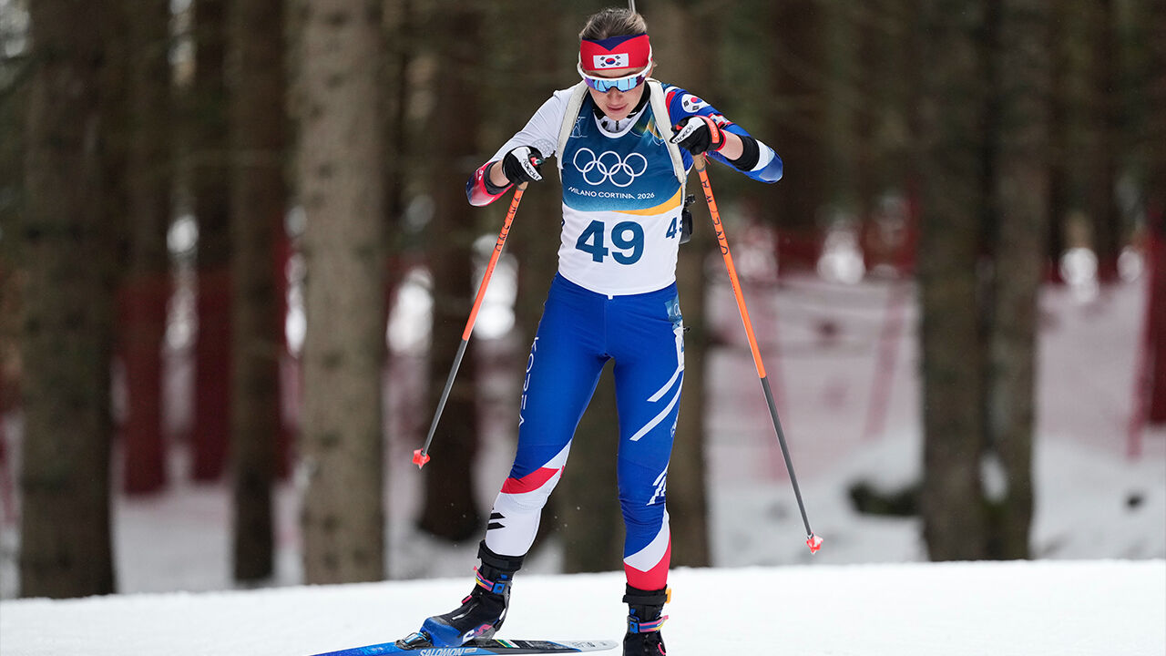 '귀화 태극전사' 압바꾸모바, 바이애슬론 여자 스프린트 58위