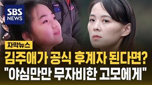 [자막뉴스] 김주애가 공식 후계자 된다면?&hellip;"야심만만 무자비한 고모에게"