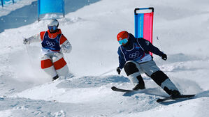 정대윤, 올림픽 남자 듀얼 모굴 8강서 탈락