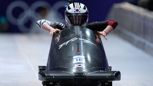 봅슬레이 여자 모노봅 김유란, 1&middot;2차 시기서 23위