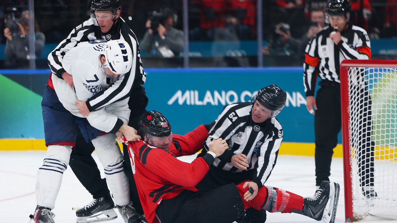 빙판 위 난투극…프랑스는 징계, 캐나다는 찬사