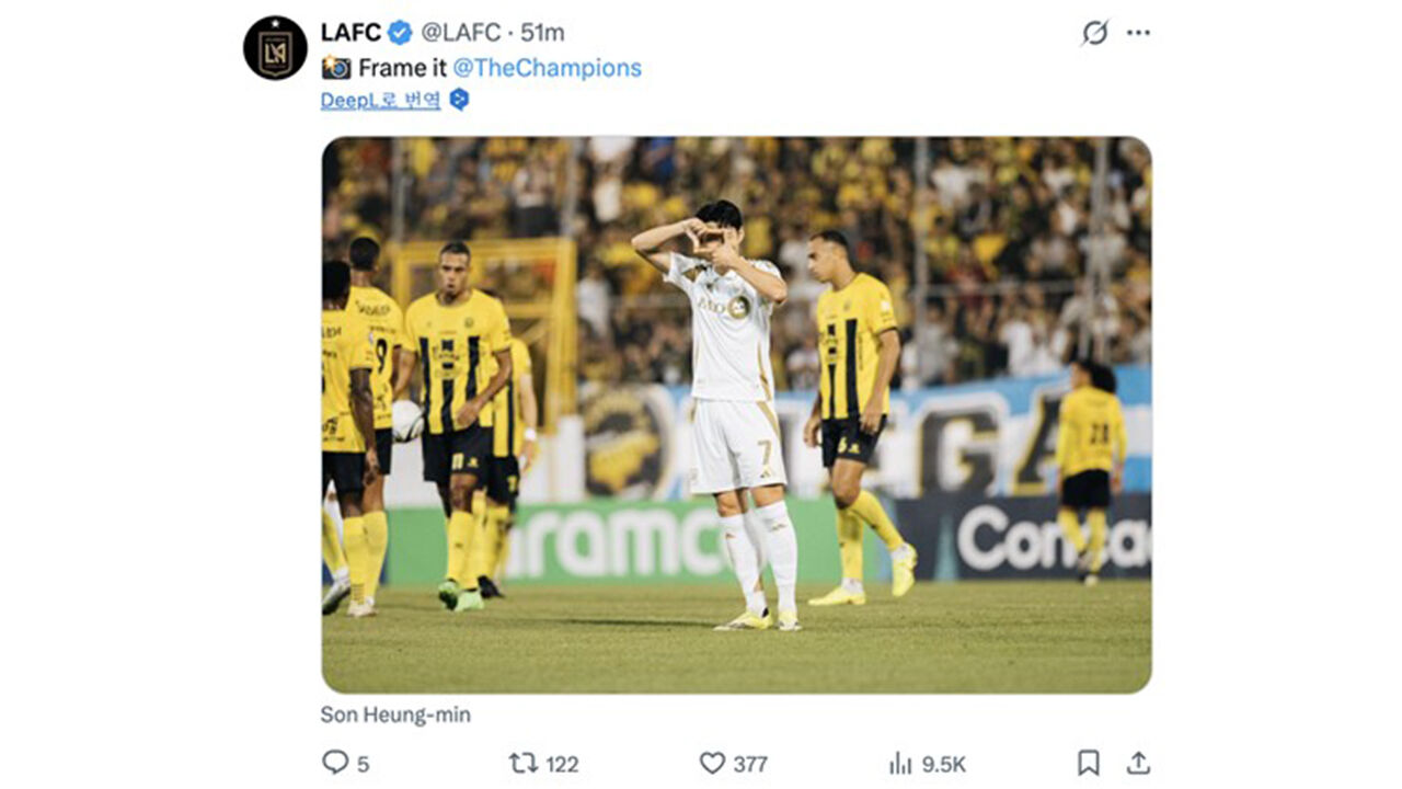 손흥민, 새해 첫 경기부터 '1골 3도움'…LAFC 6대 1 대승
