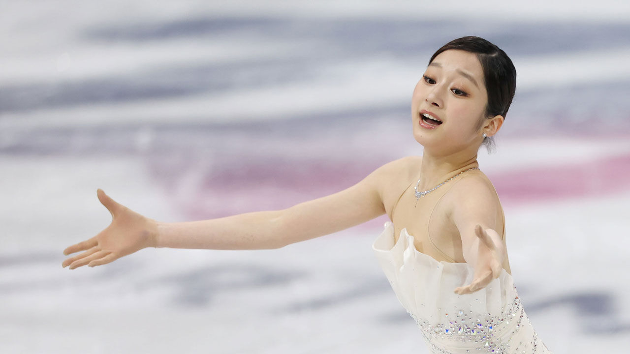 신지아가 19일(현지시간) 2026 밀라노-코르티나담페초 동계올림픽 여자 싱글 프리 스케이팅에 출전, 연기를 펼치고 있다. 2 (사진=연합뉴스)