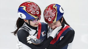 최민정 올림픽 은퇴 소식 들은 김길리 "진짜요?" 눈물 펑펑