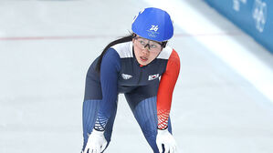 박지우, 여자 매스스타트 14위&hellip;24년 만에 빙속 '노메달'