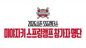 SSG, 23일부터 미야자키에서 2차 전지훈련 시작