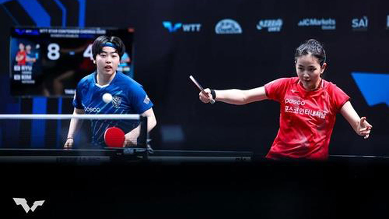탁구 김나영-유한나 콤비, WTT 싱가포르 스매시 8강 진출