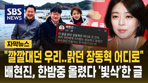 [자막뉴스] "깔깔대던 우리&hellip;이 맑던 장동혁 어디로" 배현진, 한밤중 글 올렸다 '빛삭'