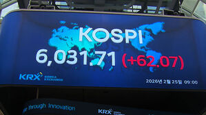 코스피 또 새 역사&hellip;'5,000→6,000' 한 달 걸렸다