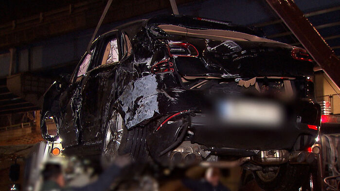 반포대교서 포르쉐 추락