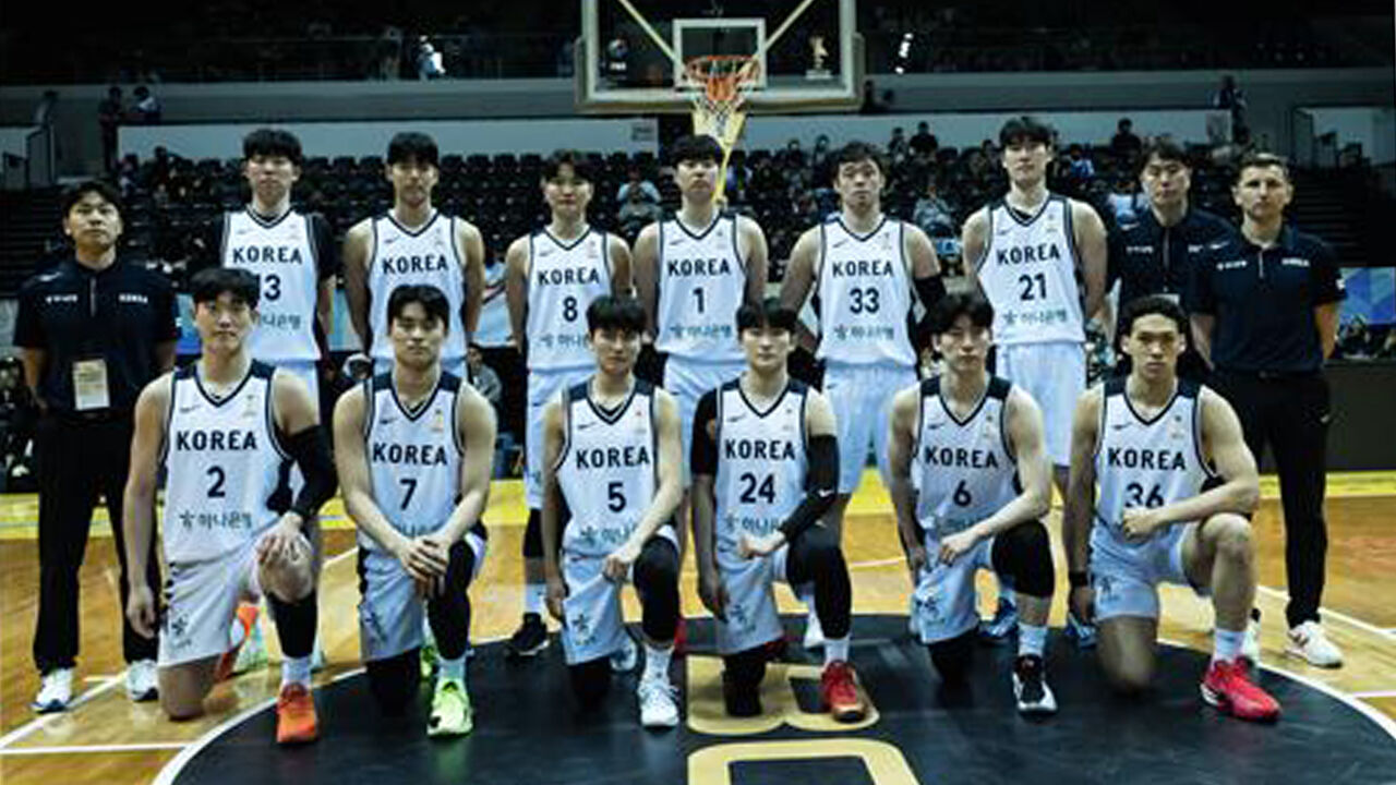 남자 농구 대표팀, 마줄스 감독 데뷔전서 타이완에 완패