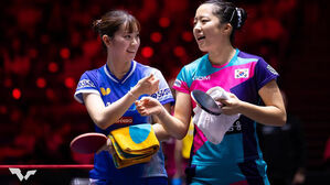 탁구 신유빈, WTT 싱가포르 스매시서 여자복식도 준우승