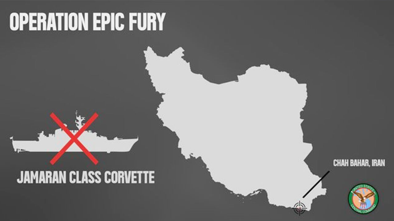 미 중부사령부, 이란 호위함 격침 발표