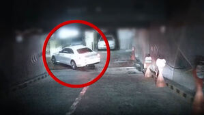 차 버리고 철조망 넘더니&hellip;아파트 단지서 한밤 추격전