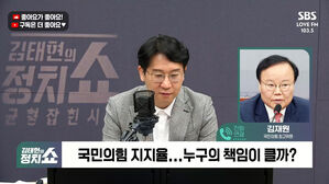 [정치쇼] 김재원 "TK 지지율 쇼크, 태세 전환 고민해야&hellip;장외투쟁? 뭐라도 해야 될 상황"