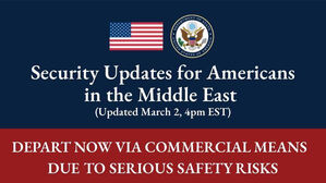 미, 중동 체류 자국민들에 "지금 떠나라"&hellip;속속이 철수