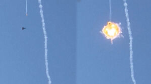 수직으로 내리꽂혀 '펑'&hellip;공포의 '가랑비 전술'