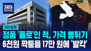 [D리포트] 6천 원짜리가 17만 원으로&hellip;'짝퉁 폴로' 5만 장 적발
