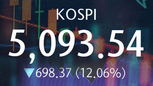 역대 최대 12% 폭락&hellip;가까스로 지킨 '5,000선'