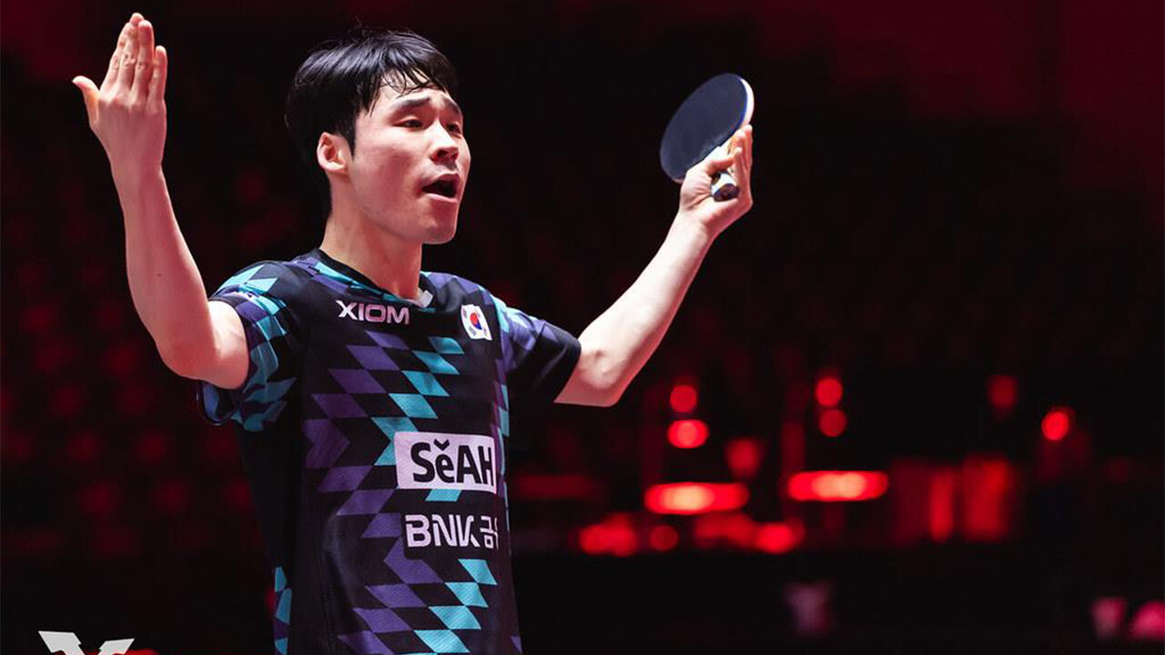 WTT 싱가포르 스매시에 출전한 장우진