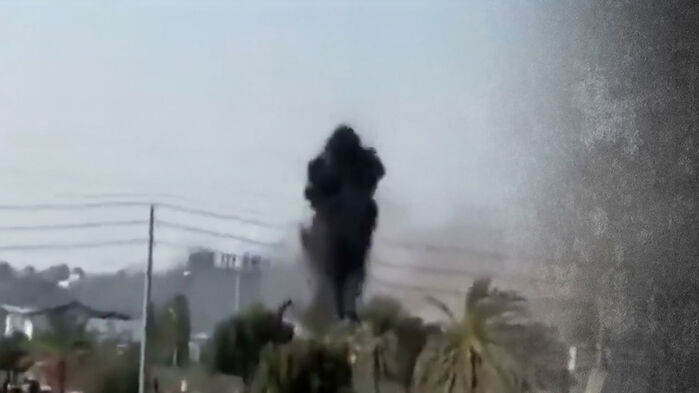 이란 초등학교 폭격 참사 당시 영상, 미군의 토마호크 추정 미사일