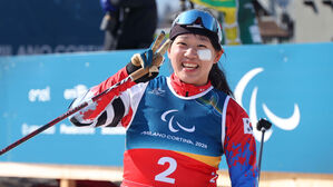 김윤지, 크로스컨트리 '은빛 질주'&hellip;두 번째 메달