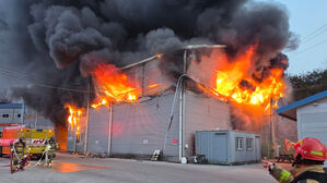 완주 자원순환 시설서 불&hellip;긴급 진화