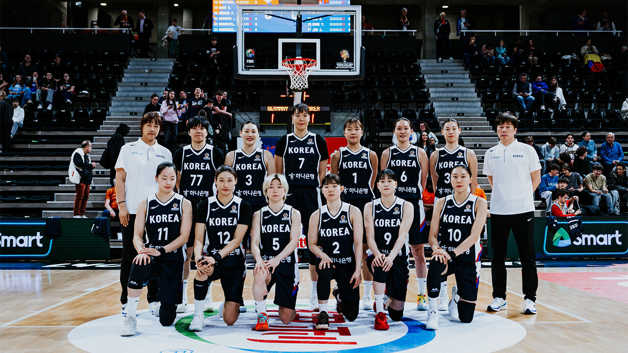 한국 여자농구 대표팀, 월드컵 최종예선서 독일에 완패