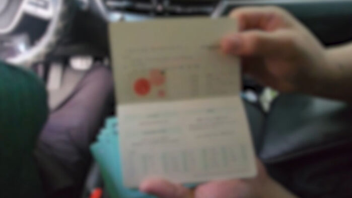 피의자 차량에서 발견된 차명 계좌 (사진=남해해양경찰청 제공, 연합뉴스)