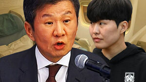 "경제 논리?" 꽤 단호한 정몽규&hellip;여자축구 '비즈니스석 논란' 터지자