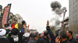 테헤란 '반미&middot;반이스라엘의 날' 집회 도중 폭발음