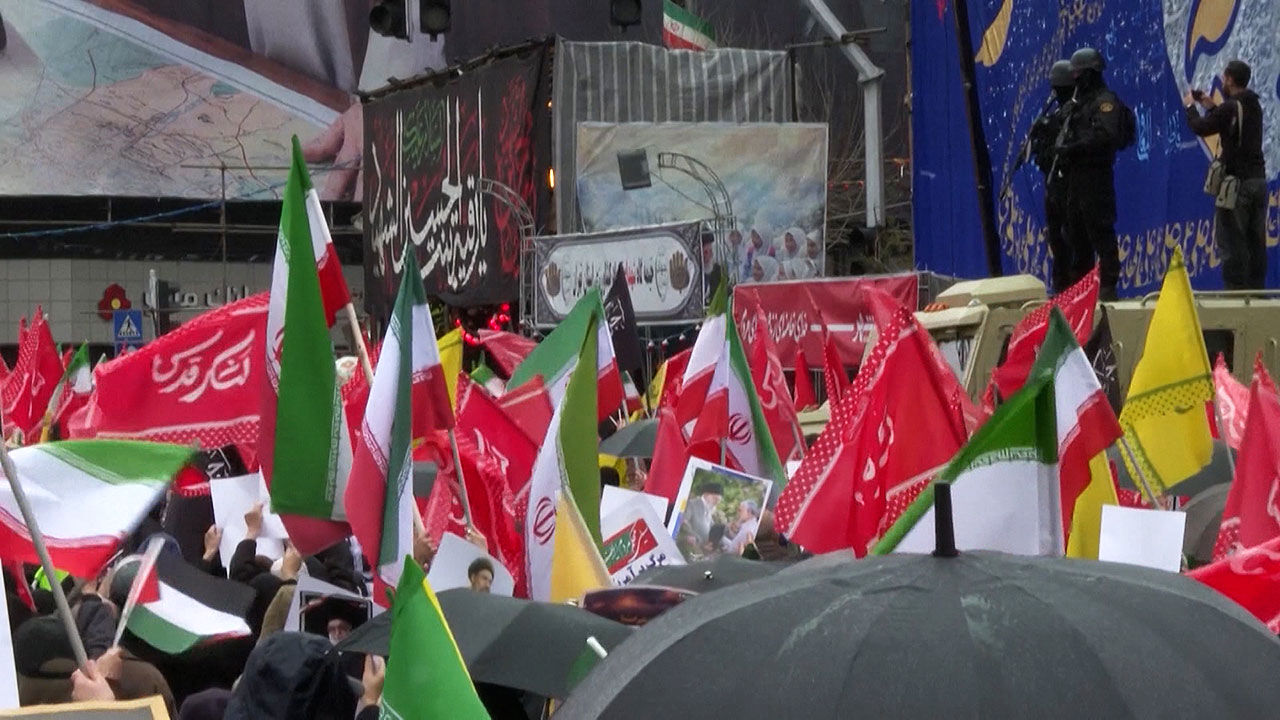 이란 테헤란의 거리