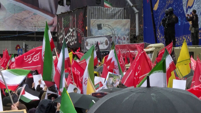 이란 테헤란의 거리