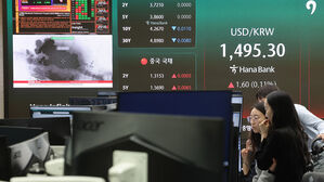 환율 1,500원대 출발 후 하락&hellip;주간거래 금융위기 후 처음