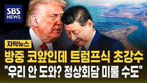 [자막뉴스] 방중 코앞인데 트럼프식 초강수 "안 도울 거야? 정상회담 미룰 수도"