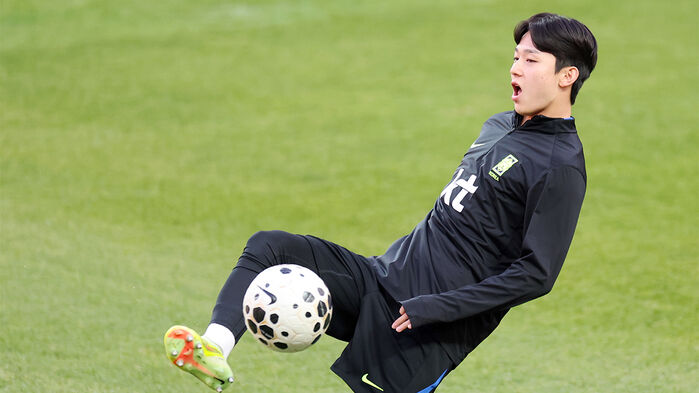 훈련하는 양민혁